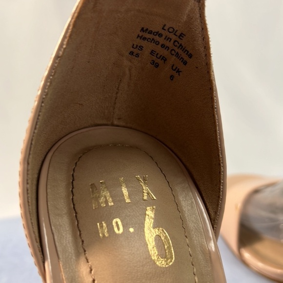 Mix No. 6 Lole nude heels with ankle straps size 8.5 - Picture 6 of 8